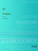 ( mẫu powerpoint ) binary code computer powerpoint templates widescreen 