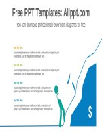 ( mẫu powerpoint ) dollar dig powerpoint diagram template 