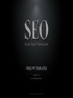 ( mẫu powerpoint ) seo symbol business PPT templates widescreen 