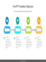( mẫu powerpoint ) colorful chain powerpoint diagram template 