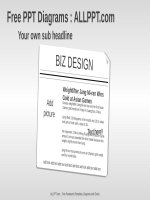 ( mẫu powerpoint ) news paper graphic PPT diagrams widescreen 