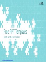 ( mẫu powerpoint ) abstract puzzle powerpoint templates 