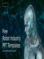 ( mẫu powerpoint ) humanoid robot industry powerpoint templates 