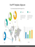 ( mẫu powerpoint ) world map chart powerpoint diagram 