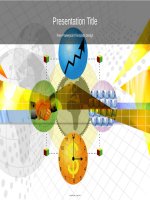 ( mẫu powerpoint ) money arrow business PPT design 