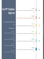 ( mẫu powerpoint ) vertical ring point powerpoint diagram 