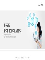 ( mẫu powerpoint ) laptop with technology icons business powerpoint templates widescreen 