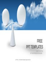 ( mẫu powerpoint ) spheres balance business powerpoint templates widescreen 