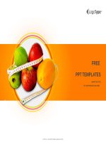 ( mẫu powerpoint ) diet and nutrition powerpoint templates standard 