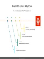( mẫu powerpoint ) layered bent line powerpoint diagram template 