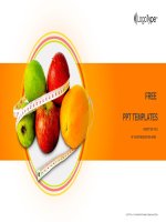 ( mẫu powerpoint ) diet and nutrition powerpoint templates widescreen 