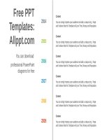 ( mẫu powerpoint ) vertical tag point powerpoint diagram 