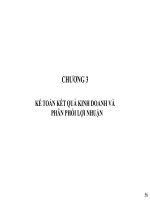 Bài giảng kế toán tài chính 2   chương 3 kế toán kết quả kinh doanh và phân phối lợi nhuận 