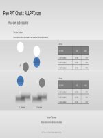 ( mẫu powerpoint ) cylinder bar and table chart widescreen1 