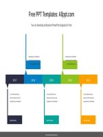 ( mẫu powerpoint ) colorful signpost powerpoint diagram 