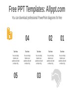 ( mẫu powerpoint ) handshake curved line powerpoint diagram template 