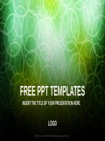 ( mẫu powerpoint ) free black hardartstudio abstract green powerpoint templates widescreen1 