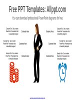 ( mẫu powerpoint ) horizontal scale powerpoint diagram 