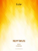 ( mẫu powerpoint ) orange abstraction design powerpoint widescreen 
