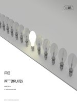 ( mẫu powerpoint ) bright idea concept with light bulb powerpoint templates standard 