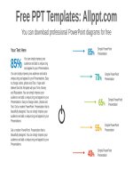 ( mẫu powerpoint ) fan shaped stairs powerpoint diagram template 