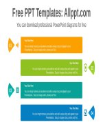 ( mẫu powerpoint ) origami banner powerpoint diagram 