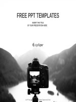 ( mẫu powerpoint ) digital camera the river view powerpoint templates standard 