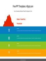 ( mẫu powerpoint ) divided iceberg banner powerpoint diagram 