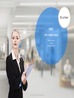 ( mẫu powerpoint ) business woman powerpoint templates standard 