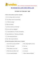 de thi tieng anh lop 5 hoc ky 1 nam 2019 2020 