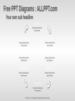 ( mẫu powerpoint ) matrix cycle PPT diagrams widescreen 