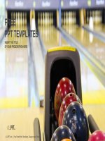 ( mẫu powerpoint ) close up of bowling balls powerpoint templates widescreen 