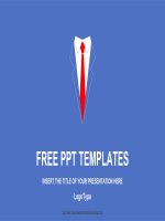 ( mẫu powerpoint ) businessmans red tie powerpoint template 