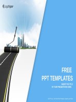 ( mẫu powerpoint ) road work industry powerpoint templates standard 