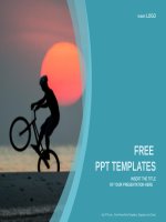 ( mẫu powerpoint ) biker sports PPT templates standard 