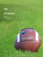( mẫu powerpoint ) american football sports PPT templates standard 