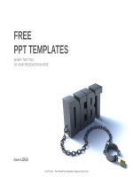 ( mẫu powerpoint ) debt word finance powerpoint templates standard 