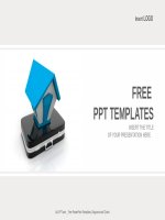 ( mẫu powerpoint ) home on suitcase real estate powerpoint templates widescreen 