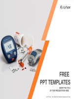 ( mẫu powerpoint ) basic tools for diabetics powerpoint templates standard 