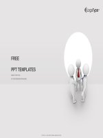 ( mẫu powerpoint ) business team joining hands PPT templates standard 