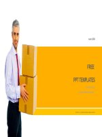 ( mẫu powerpoint ) holding card box business powerpoint templates widescreen 