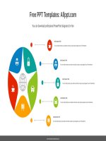 ( mẫu powerpoint ) radial fan shape powerpoint diagram 