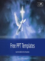 ( mẫu powerpoint ) dove holy spirit powerpoint templates 