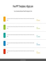 ( mẫu powerpoint ) rounded square list powerpoint diagram 