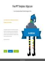 ( mẫu powerpoint ) halloween big sale powerpoint diagram 