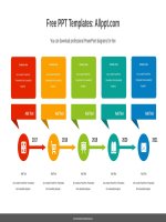 ( mẫu powerpoint ) five text boxes powerpoint diagram 