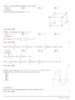 Lời giải chi tiết 86 đề thi thử THPT 2021   002 