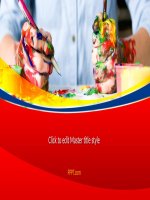 (Mẫu powerpoint) art template 16x9 