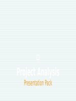 (Mẫu powerpoint) project analysis presentation pack 