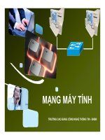 Bài giảng mạng máy tính 